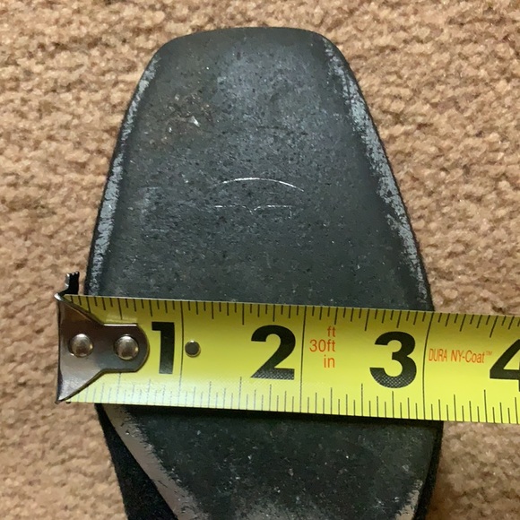 TORY BURCH 5.5 M SILVER LOGO BUCKLE FLATS SHOES - Picture 16 of 16